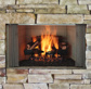 Majestic Villawood 36" Traditional Outdoor Fireplace with Traditional Refractory, Wood Burning (ODVILLA-36T)